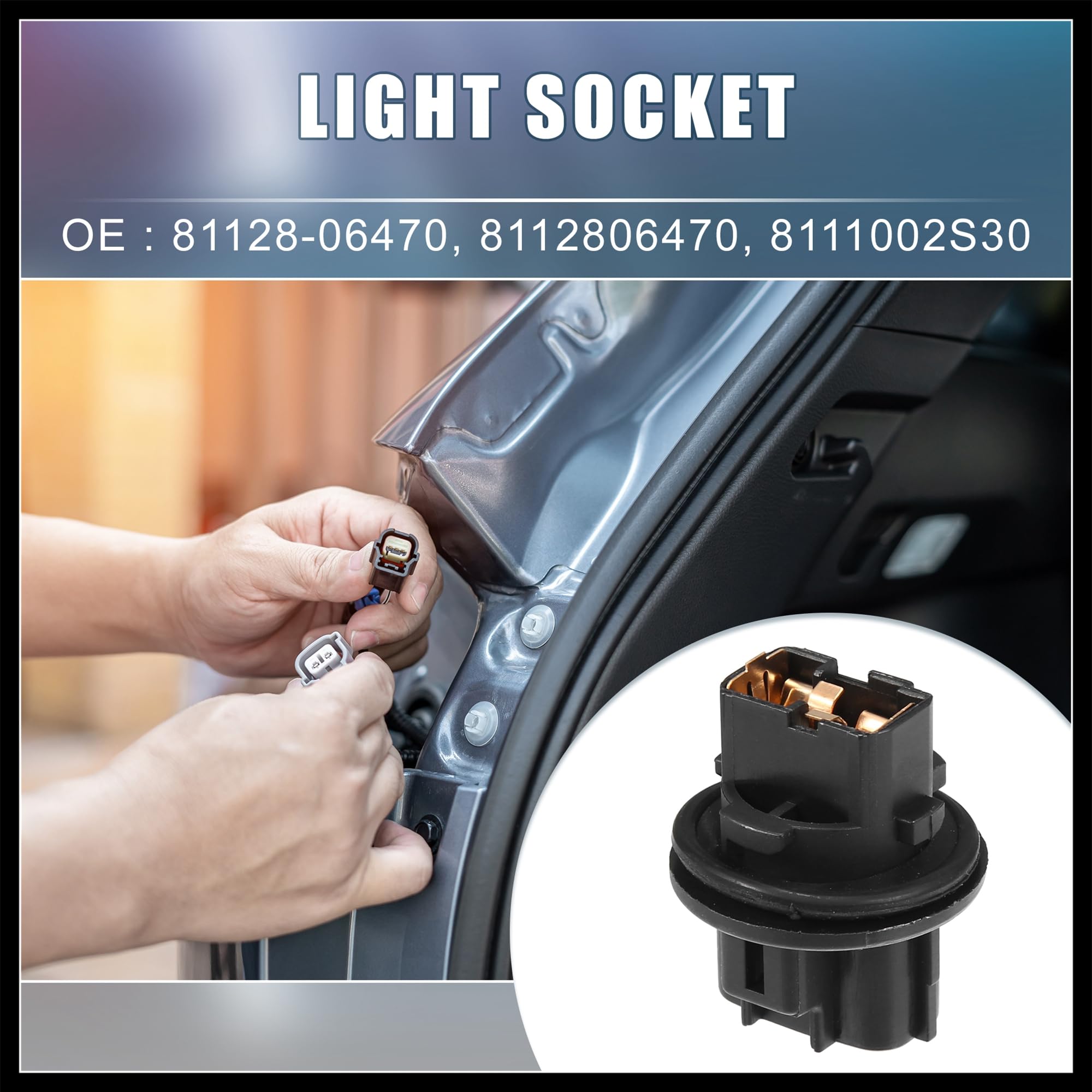 Amazon.com: Hihaha Front Turn Signal Light Lamp Bulb Holder 81128