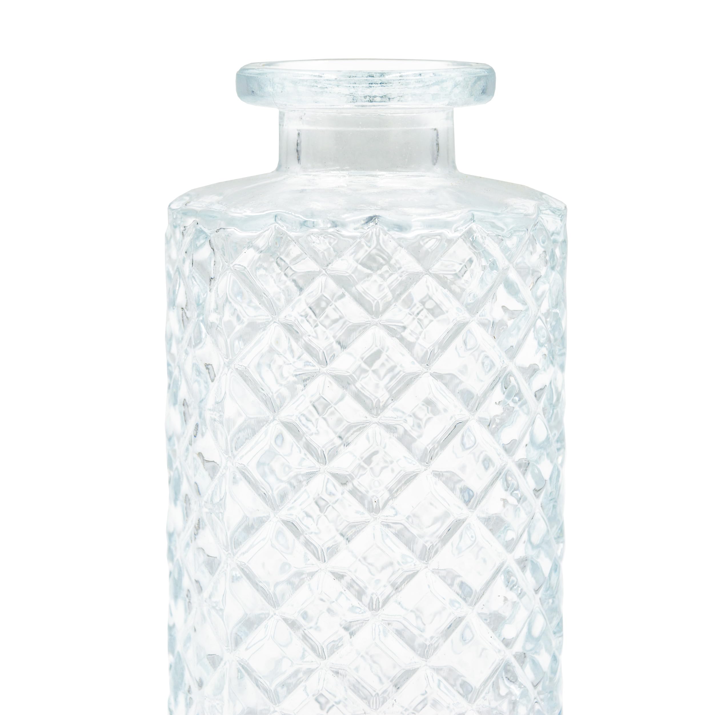 20er Set Kleine Vase Glas Deko Hochzeit - Vase Klein - Vase Modern - Deko Frühling - Pflanzen Deko Trockenblumen Set Vasen Hochzeitsdeko (Weiß)