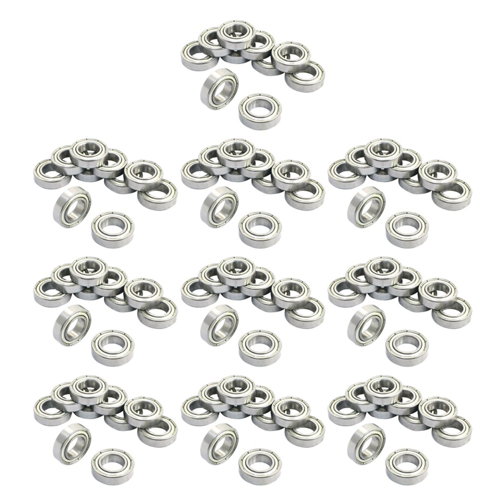 Hfgdnchva 100Pcs 6800Z 10 X 19 X 5Mm Single Row Shielded Deep Groove Ball Bearing