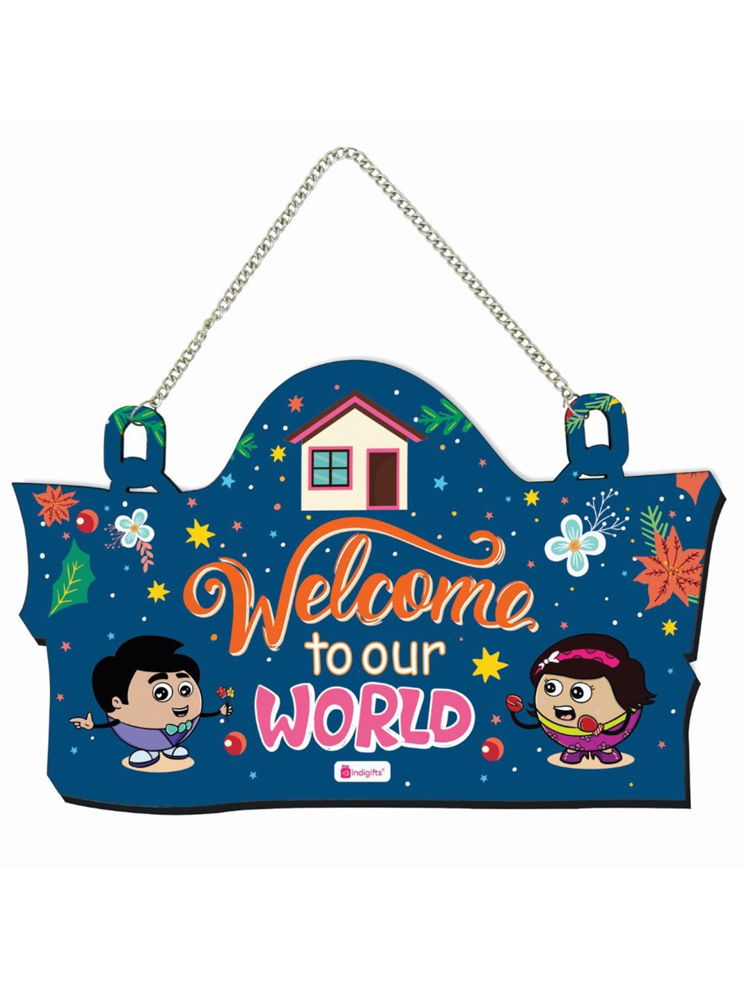 WALL HANGING DECOR With Welcome to Our World Print/Wall Decor For Kids Room
