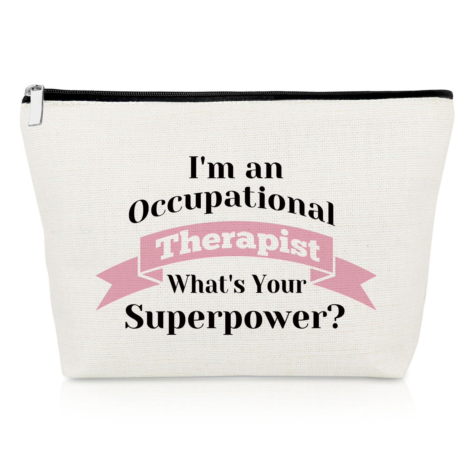 OT Geschenk Kosmetiktasche 'OTs Make The World A Better Place' – Regenbogen Design, 23x17 Cm, Segeltuch