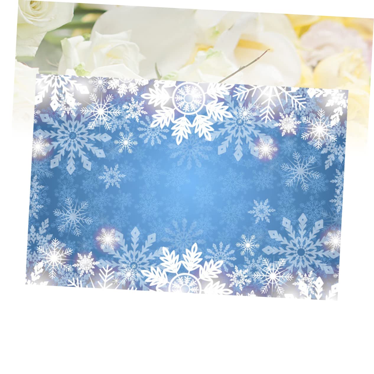 VILLCASE 1 Pz. Panno Fotografico Di Natale Sfondo Fotografico Per L'inverno Panno Per Sfondo Fotografico Sfondo Fiocco Di Neve