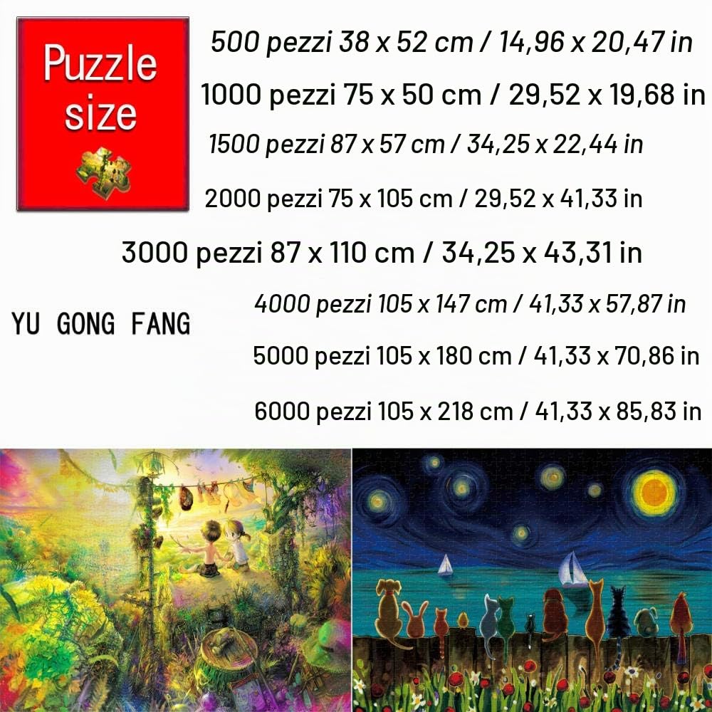 Puzzle per adulti, 3000 pezzi, Accademia di Atene, 3000 pezzi, Puzzle educativo per adulti e bambini