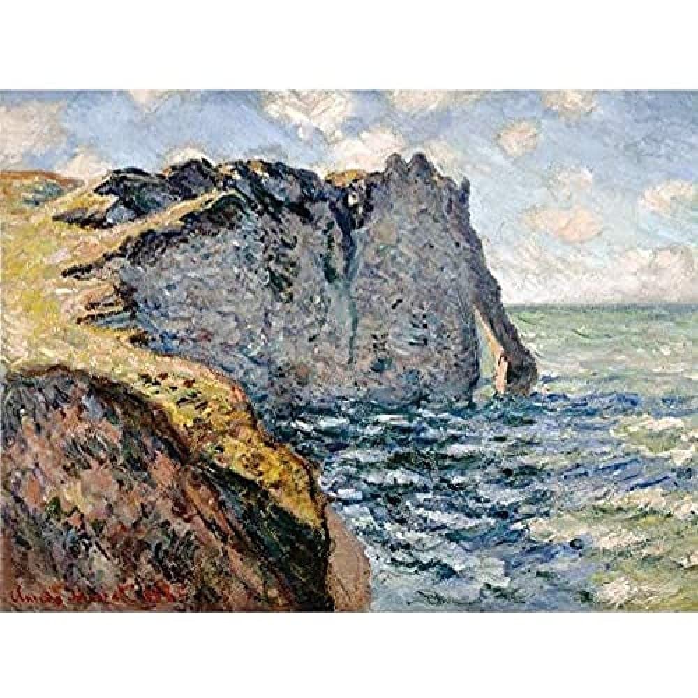 Claude Monet The Cliff Of Aval Etretat Unframed Wall Art Print Poster Home Decor Premium