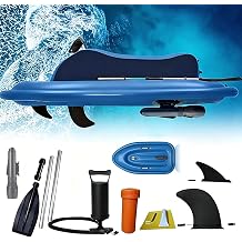 500w/700w Kayak Motor,Jet Boat,Inflatable Electric Jet Ski with Motor, Adjustable Speed 3-11km/h,130 Min Runtime,Motorized Water Surf Boat for Lake and Ocean B