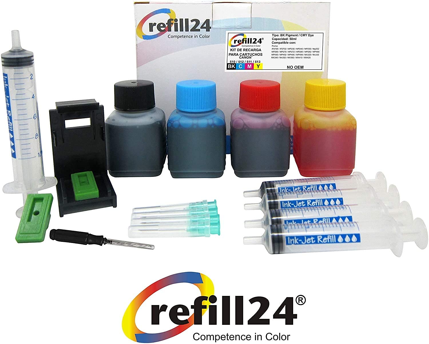 200ml Black Ink Refill Kit Compatible With Canon PG Produktbild-Vorschau 10