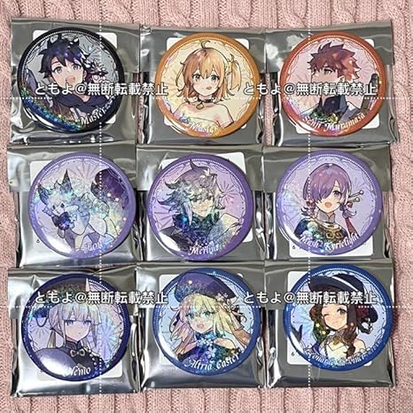 ソフトパープル FGO FES2022 中国限定 ホログラム 缶バッジ