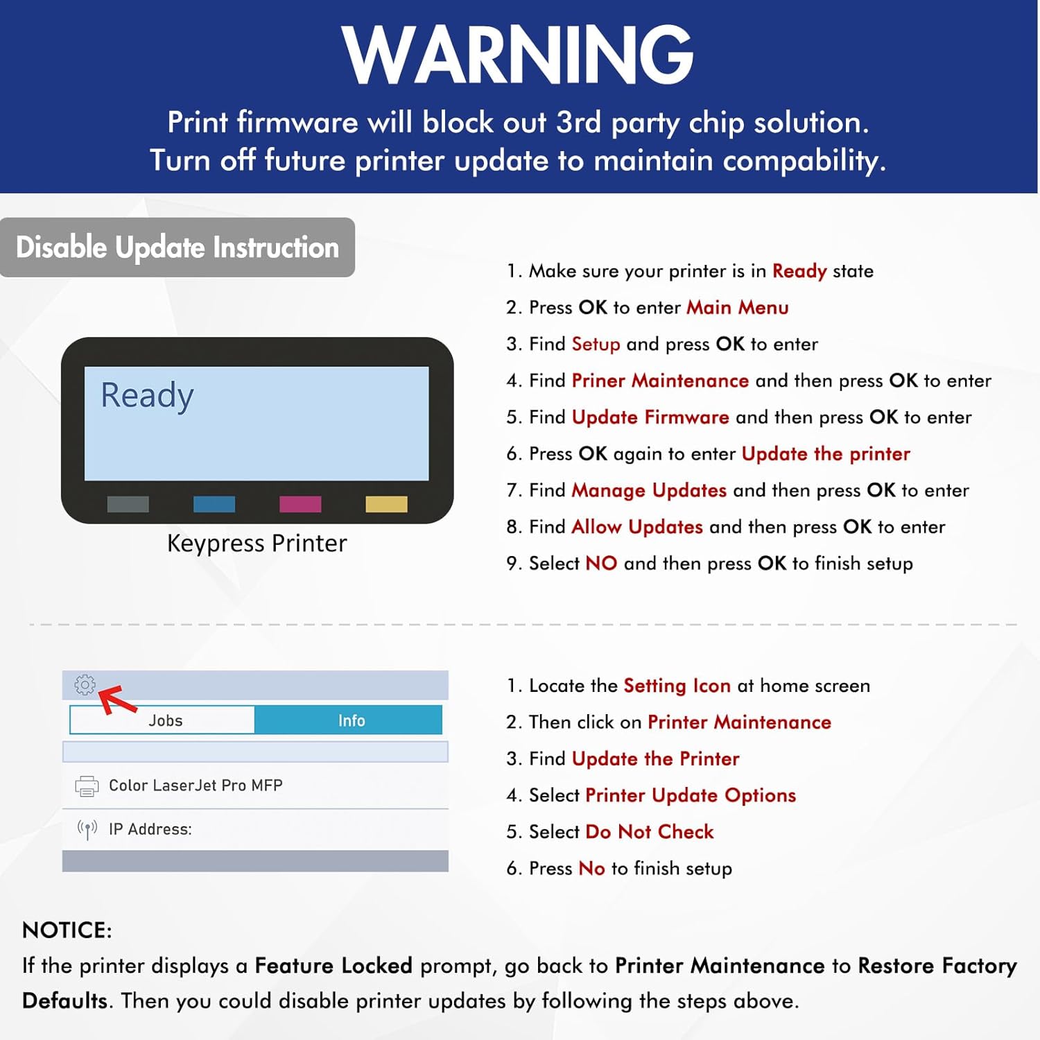 148X Black High Yield Toner Cartridge 148A Compatible Replacement for HP 148X Toner Cartridge for HP LaserJet Pro 4001n 4001dw 4001dn MFP 4101fdw 4101fdn Printer W1480X W1480A Ink with Chip 2Pack