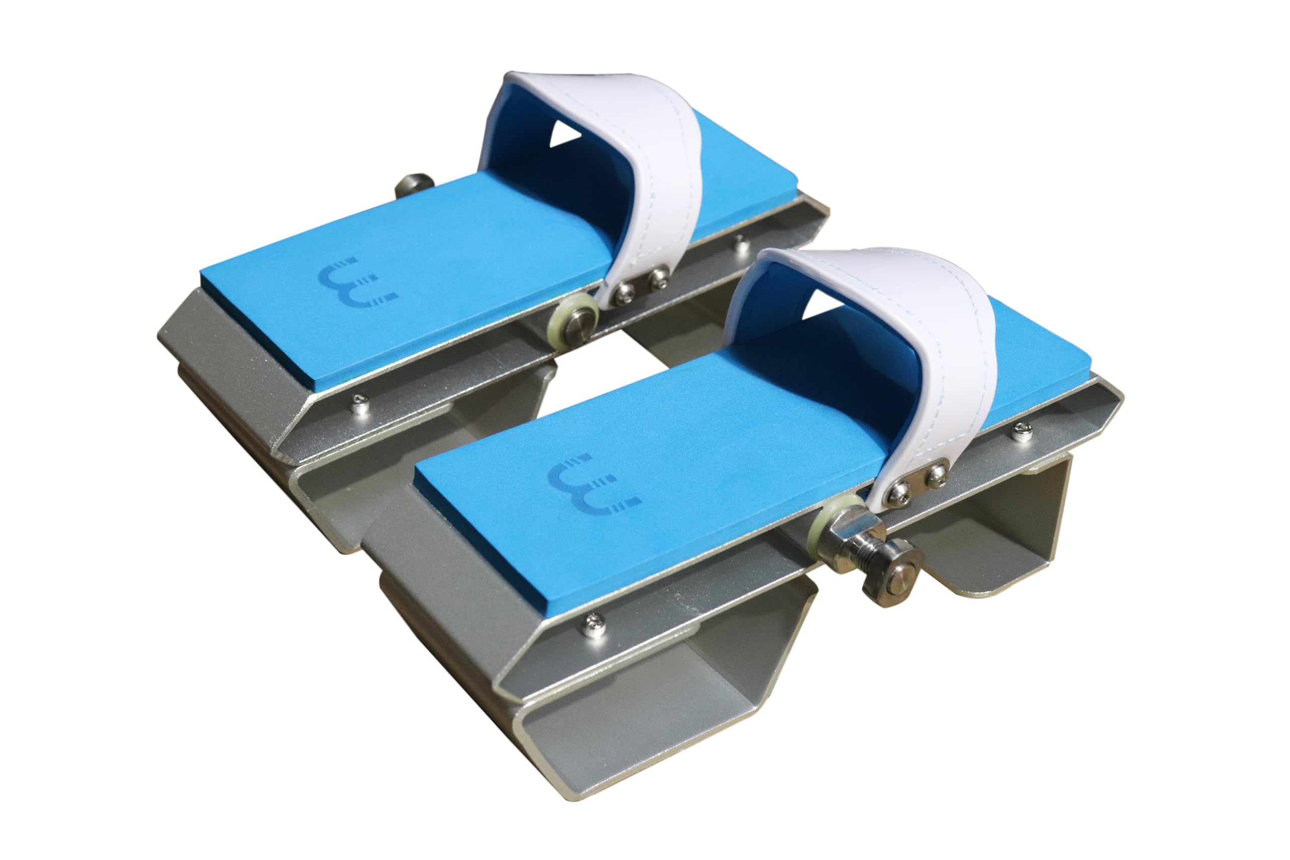 Waterflex - Kit de 2 pédales pour vélo de Piscine/Compatible aquabikes WX-ASSP-BL02 - Résistance hydraulique, Aluminium, Revêtement Mousse, Confort & Cardio - Bleu