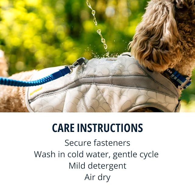 Foto 7 de 7 de RUFFWEAR Swamp Cooler - Chaleco Enfriador para Perros para climas cálidos, SPF 50+, Cobertura máxima…