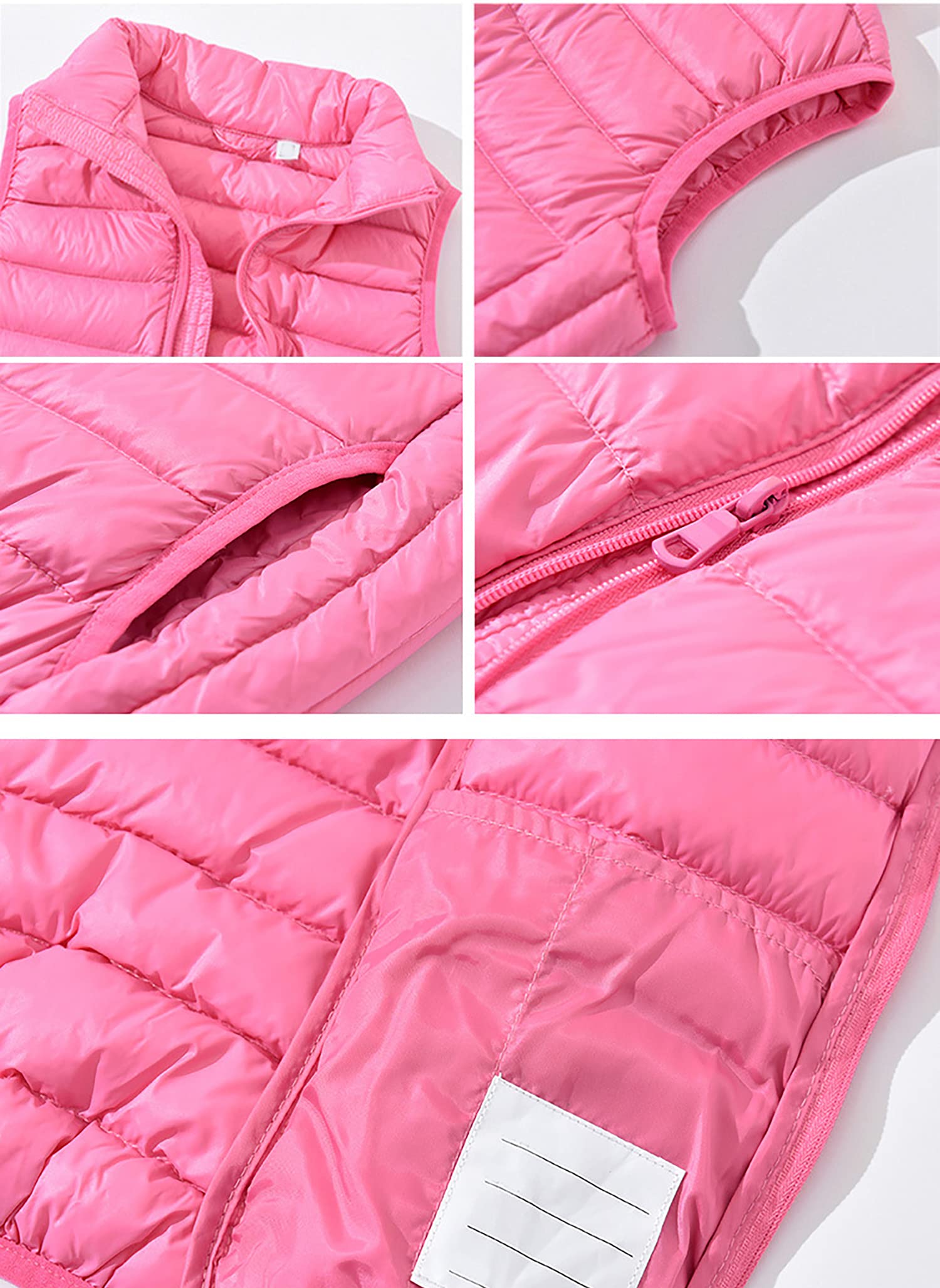 Enfants Hiver Gilets Bébé Garçons Filles Doudoune Veste Duvet Hiver Matelassé Manteau sans Manche