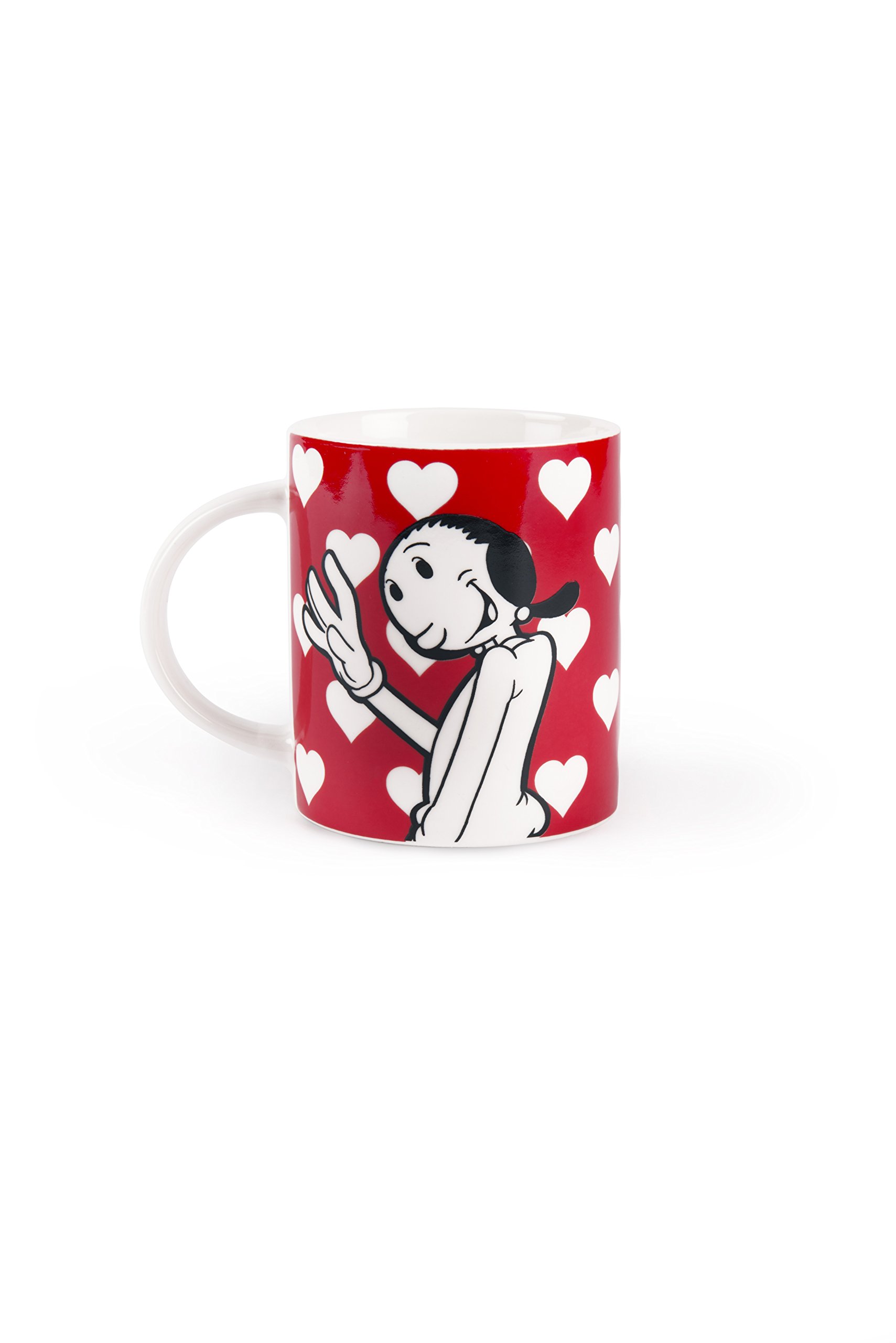Excelsa Olivia Mug, Porcelain, Red