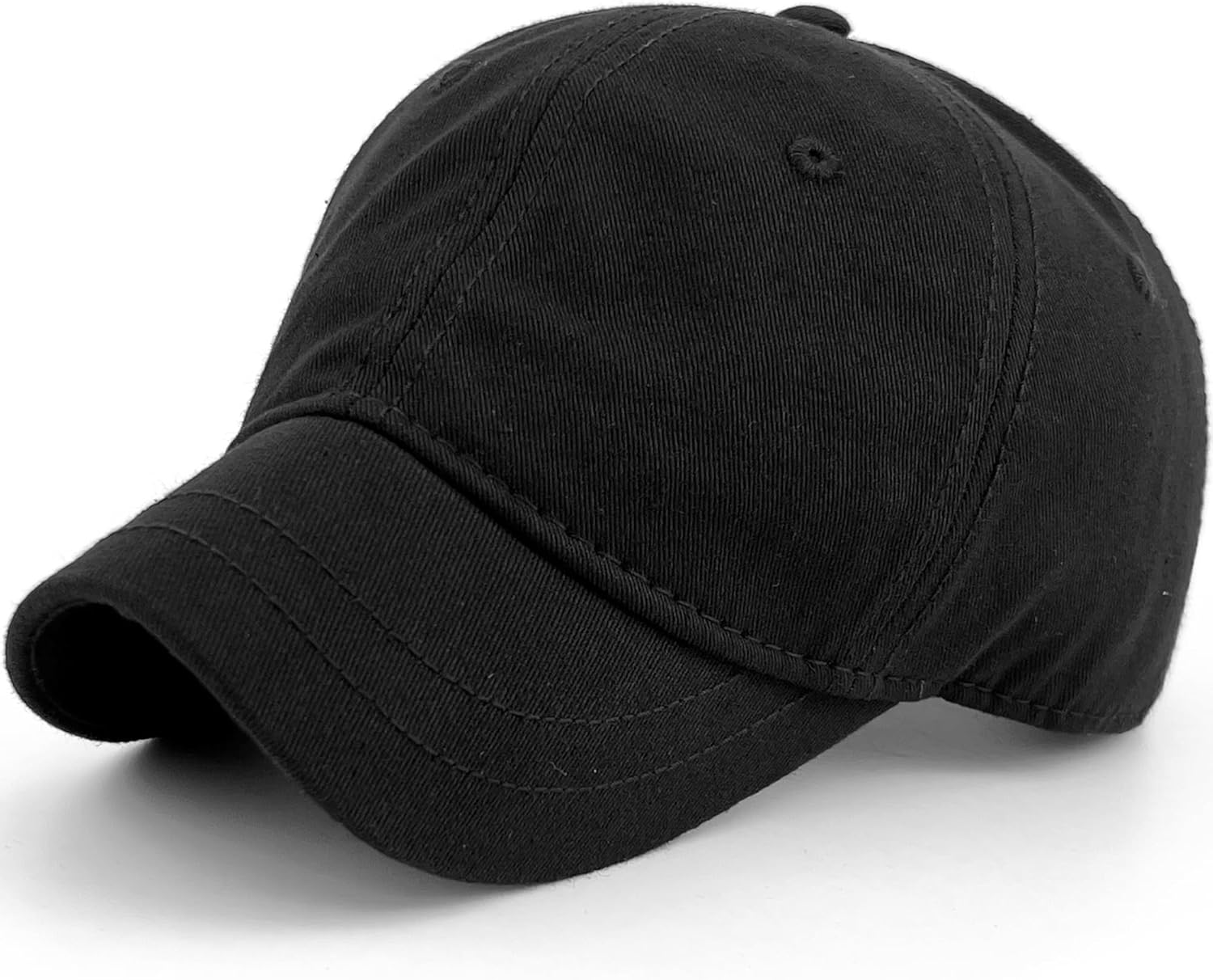 REDSHARKS Short Bill Hat Plain Short Brim Ball Hat Trucker Baseball Dad