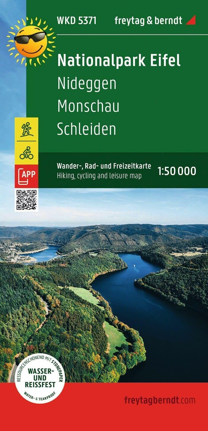 Eifel National Park - Hiking, Cycling and Leisure map
