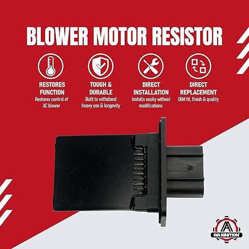 Miniatura 2 de Resistencia del motor del soplador HVAC - Compatible con vehículos Ford, Lincoln, Mercury - Expedition, Escape, F150, F250, F350 Super Duty,