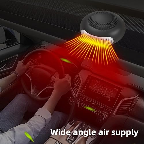 Miniatura 7 de Calentador de espacio inteligente portátil de 170 W, 2 temperaturas, calentador eléctrico silencioso para 48 11 1820 18 V, batería de iones de litio