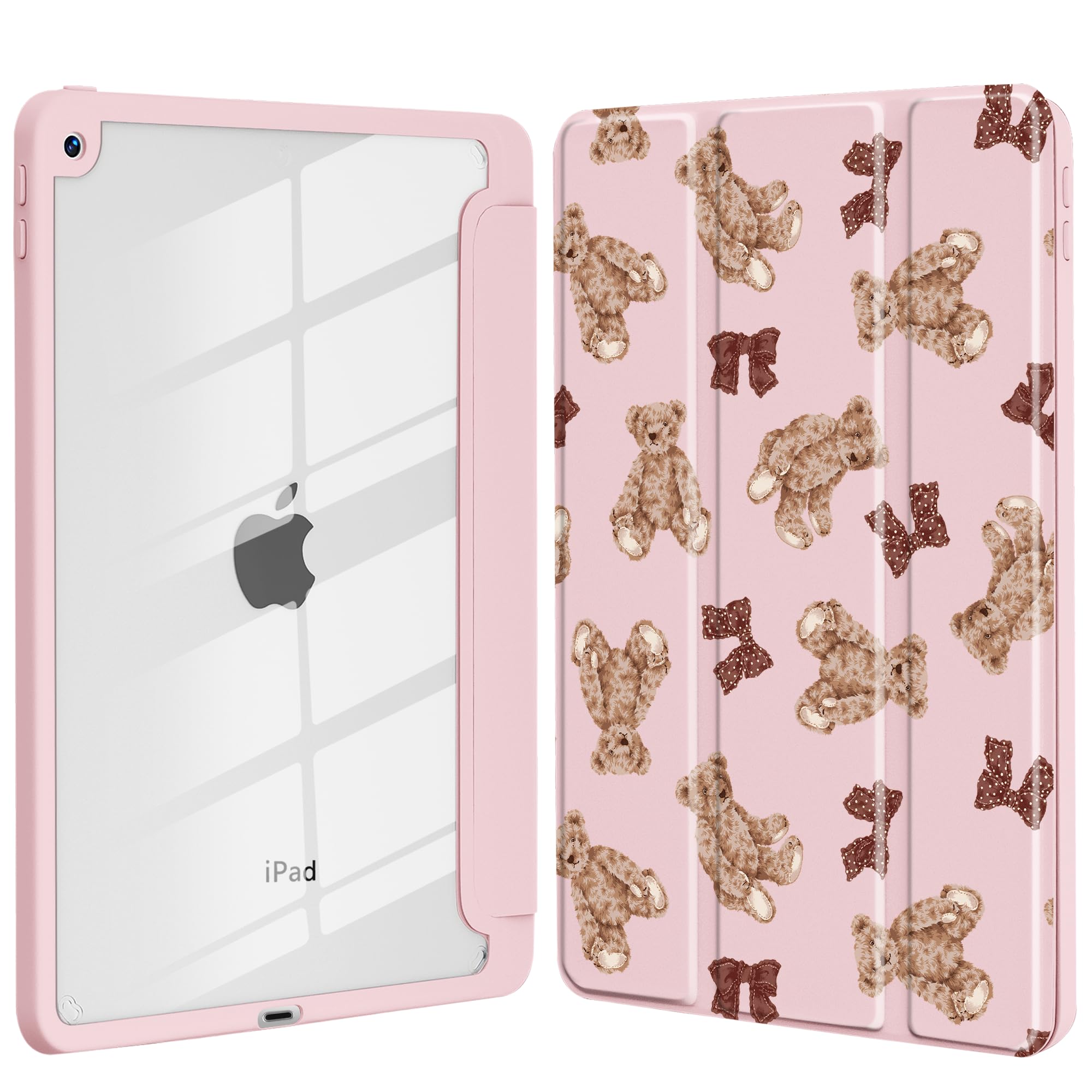 Étui ours iPad 10e génération transparent coque rigide avec support - 8