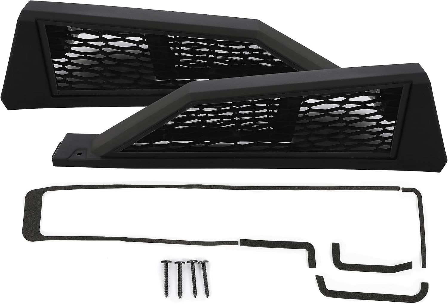 HECASA Air Intake Vents Bezel Kit Compatible with 2015-2018 Polaris RZR XP XP4 Turbo 4 XP 1000 Replacement for 2206649 UTV Bezel Kit Accessories Side Vent Air Intake Pre-Filter (Left & Right)