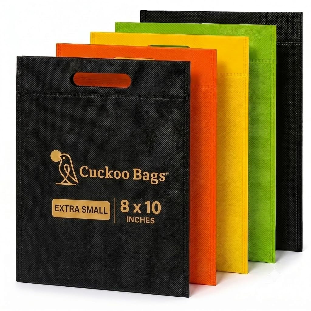 Cuckoo Bags® D‑Cut Cloth Shopping Bag, (Very Small Size 8x10)-image-43