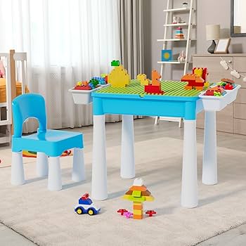 タンス 121×40×45 Amazon.com: Burgkidz 5-in-1 Flip Top Activity Table and