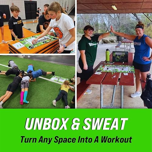 Miniatura 3 de Pro - Juego de mesa de fitness | Maestros, entrenadores y padres de PE Uso para entrenamientos grupales, ejercicio en casa y educación física |