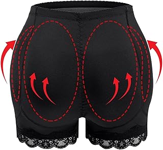 bumbum,Quadril destacável e modelador acolchoado | Body elástico para aumentar o bumbum 4 almofadas quadril com cordão antiderrapante para efeito emagrecimento Aferzov