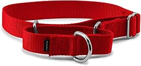 PetSafe Coleira Para Cães Martingale. Alternativa Para Coleira Asfixia. Medium (Nylon Width 1 ) Vermelho Prc-M-1-Red