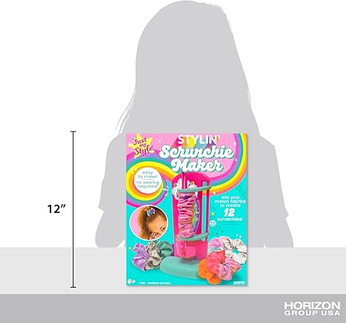 Miniatura 8 de Just My Style D.I.Y. - Máquina para coleteros de Horizon Group USA, diseña tus propias bandas elásticas de satén coloridas, herramienta fácil de