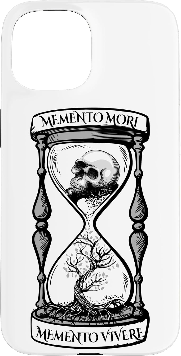 iPhone 11 Memento Mori Memento Vivere Skull Design Stoic Memento Mori Case