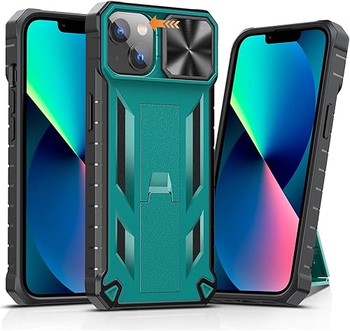 Miniatura 8 de SOiOS Funda para iPhone 16e 2025 Funda para iPhone 13 iPhone14 con soporte  Funda protectora de grado militar a prueba de golpes  TPU duradero