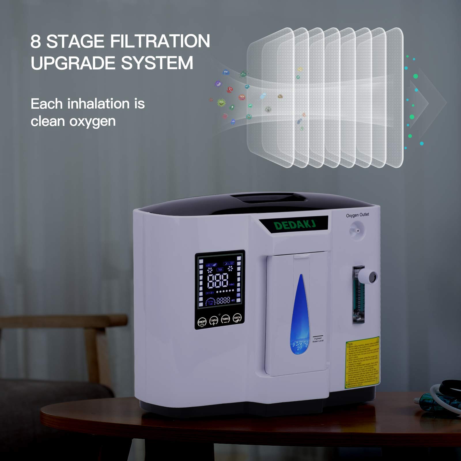 Buy ALLNIS Portable Oxygen Concentrator Generator Oxygen Machine Home