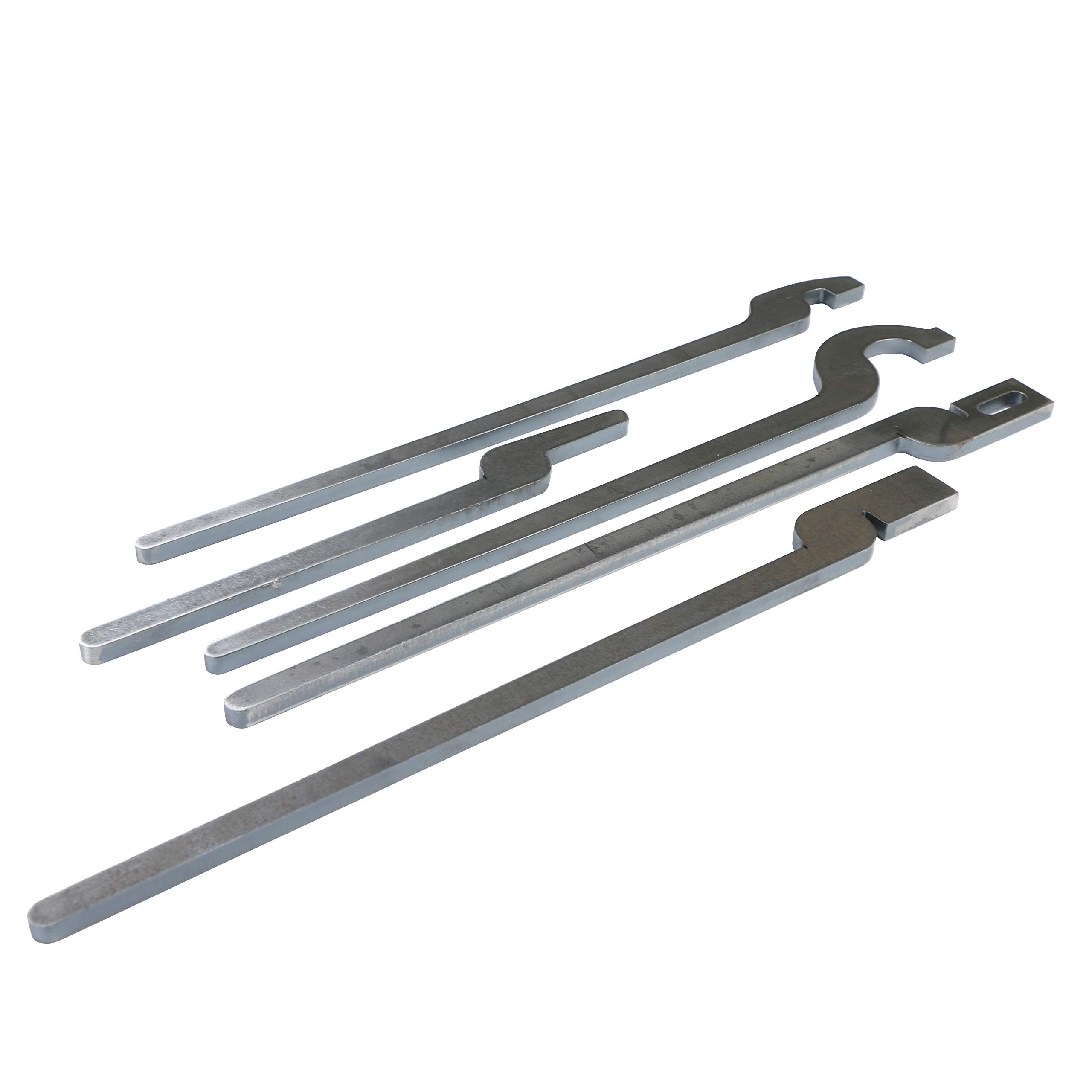 Zestaw szczypiec kowalskich z nitami - 5 rodzajów - szczypce ze stali miękkiej DIY - 10 sztuk