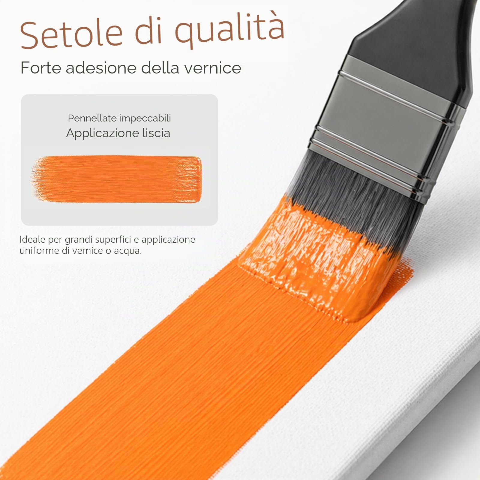 Nicpro 36 pezzi pennelli per dipingere, pennelli professionali con spatola e rotolo di stoffa, adatto per artisti e principianti per pittura acrilica, olio, acquerello, gouache