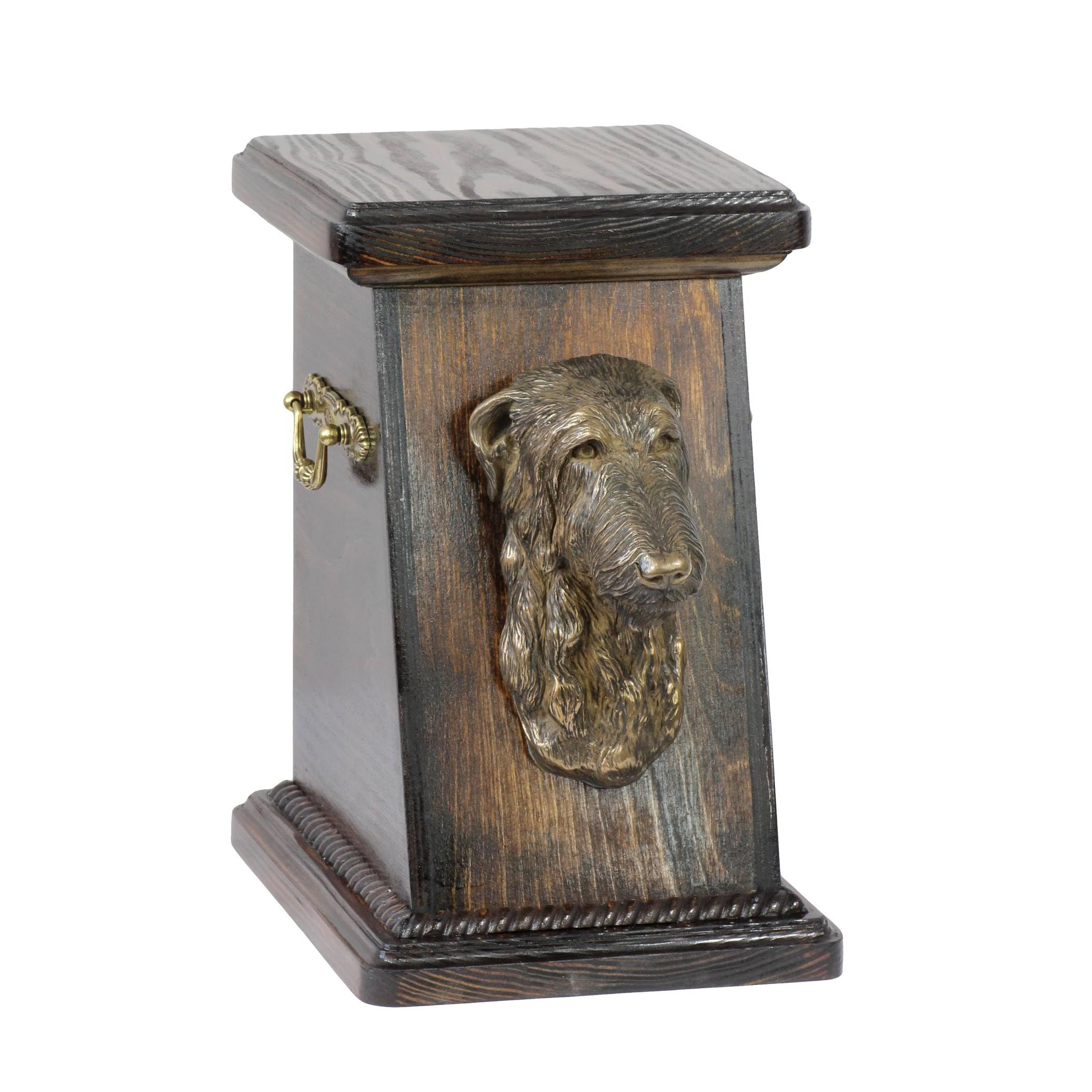 Urne pour Cendres de Chien Limier en Bronze Coulé d'Art-Dog