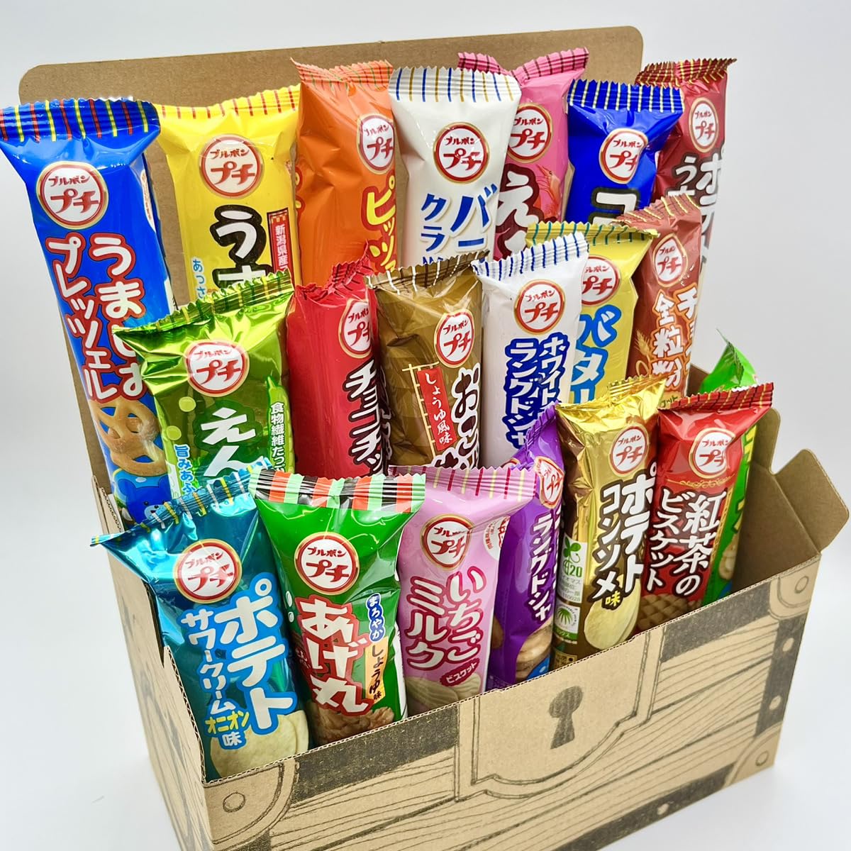 Amazon.co.jp: ブルボン プチ バラエティ 詰め合わせ 20本 宝箱BOX