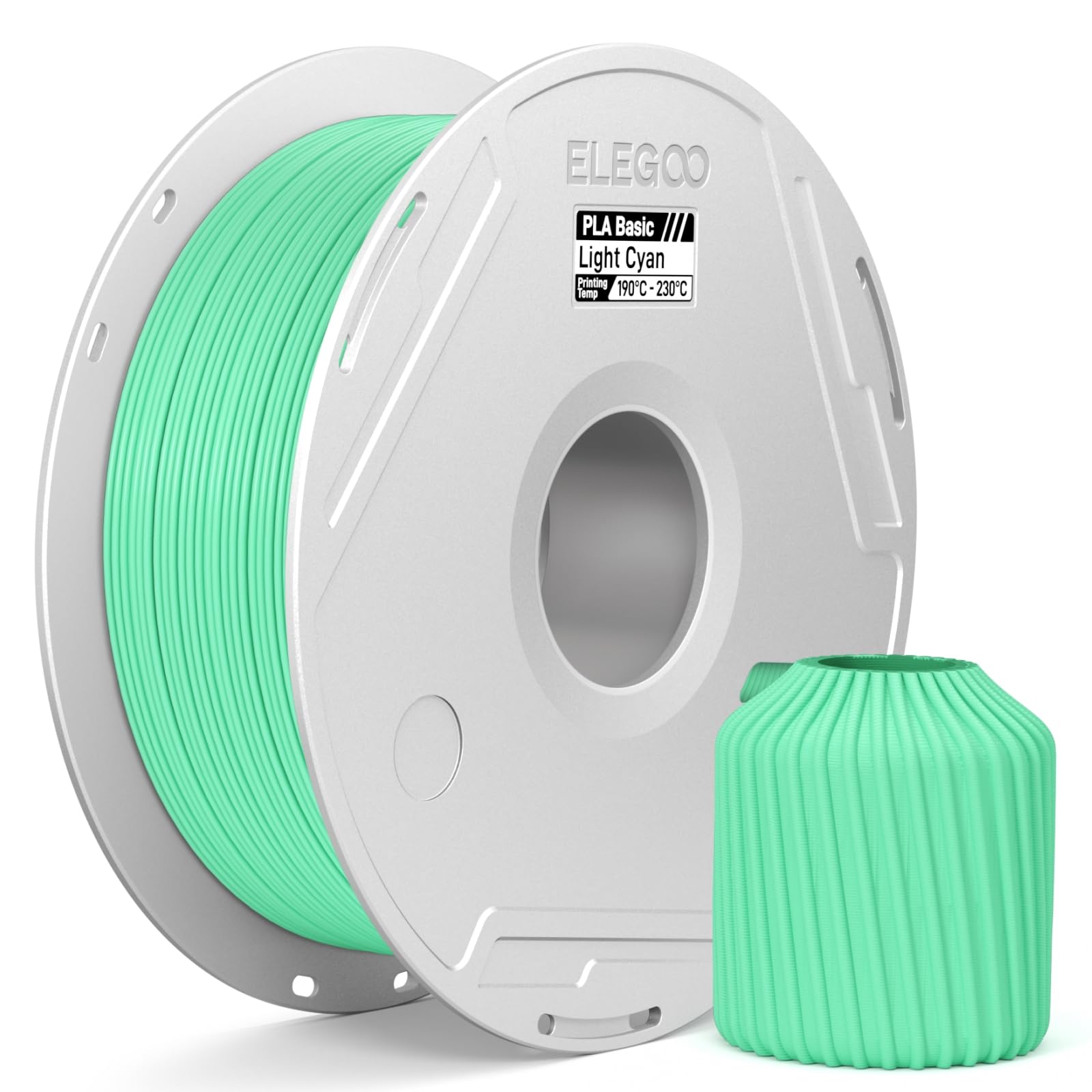 ELEGOO PLA Filament 1KG - Black Refill -23