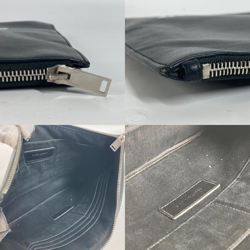 Amazon | [サンローランパリ] 397294 ロゴ セカンドバッグ ポーチ