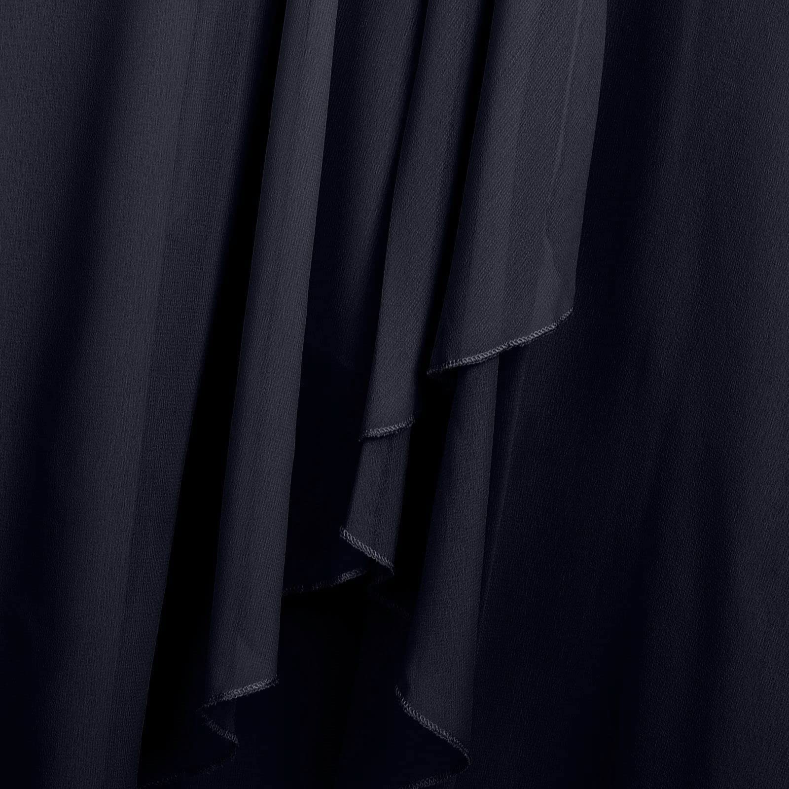 Abendkleid Damen Lang Sommerkleid mit Rüschensaum Cocktailkleid Elegant Chiffon Spitze Wickelkleid Festliches Ballkleid A-Linie Kleid Hochzeitsgast Brautjungfernkleider Partykleider