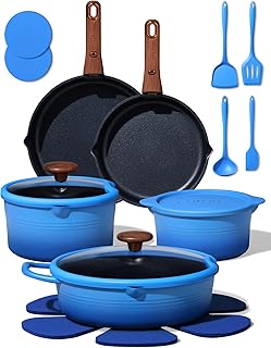 CAROTE Non-stick cookware set with handle