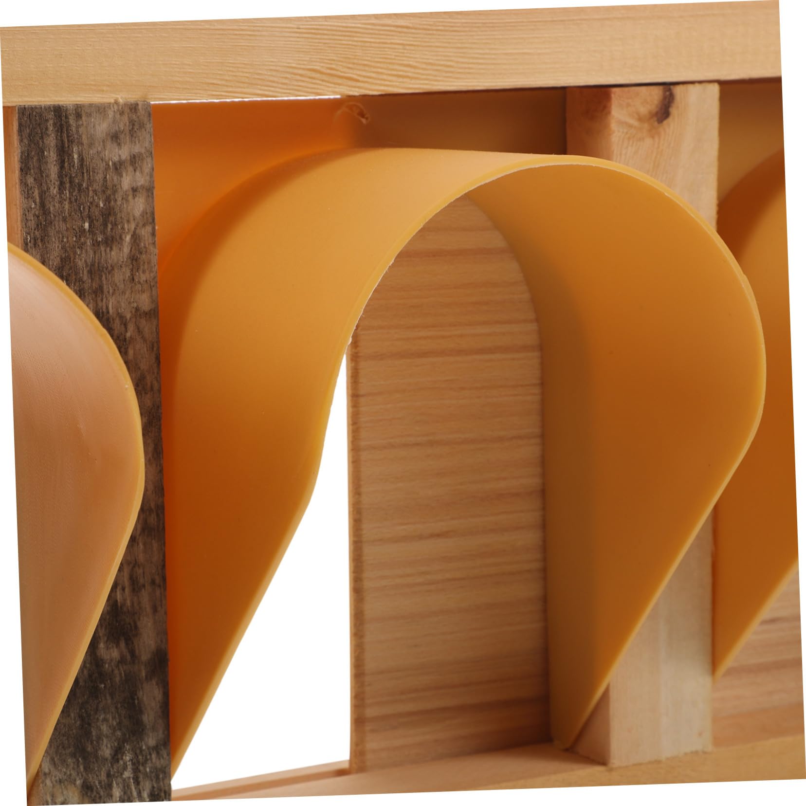 Puerta para Palomar Europea de Madera Color Caqui, Acceso | Palomas, Borde Redondeado, Instalación Sencilla, Uso en Palomar y Salto