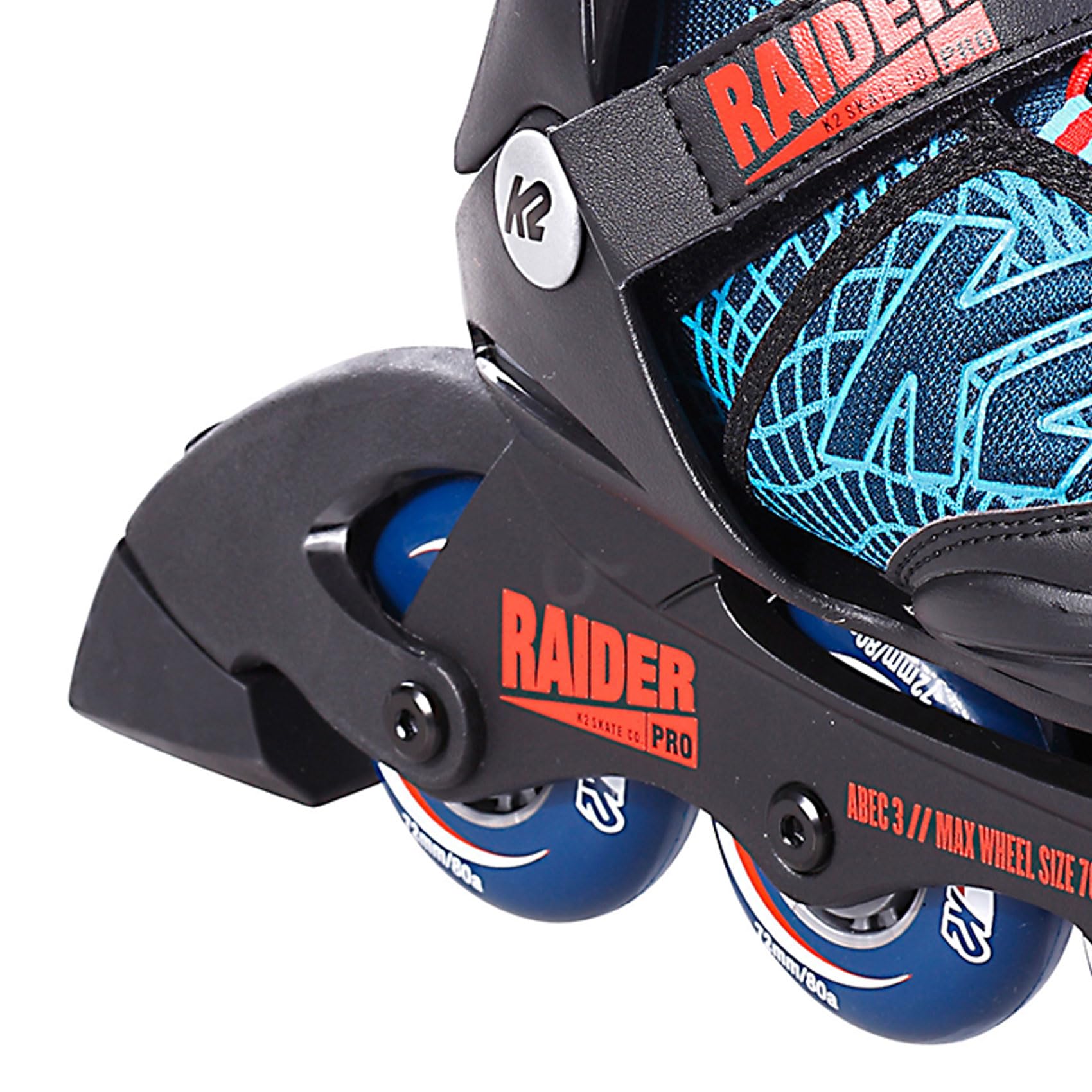 K2 Skates 30F0266 łyżworolki chłopięce Raider PRO LTD - niebieskie - czerwone