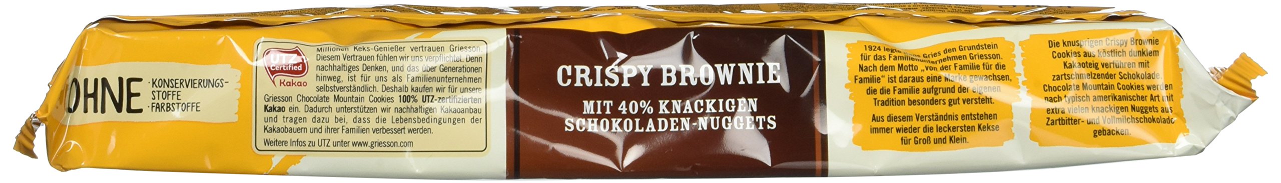 Griesson Chocolate Mountain Cookies Crispy Brownie, 14er Pack (14 x 0.15 kg)