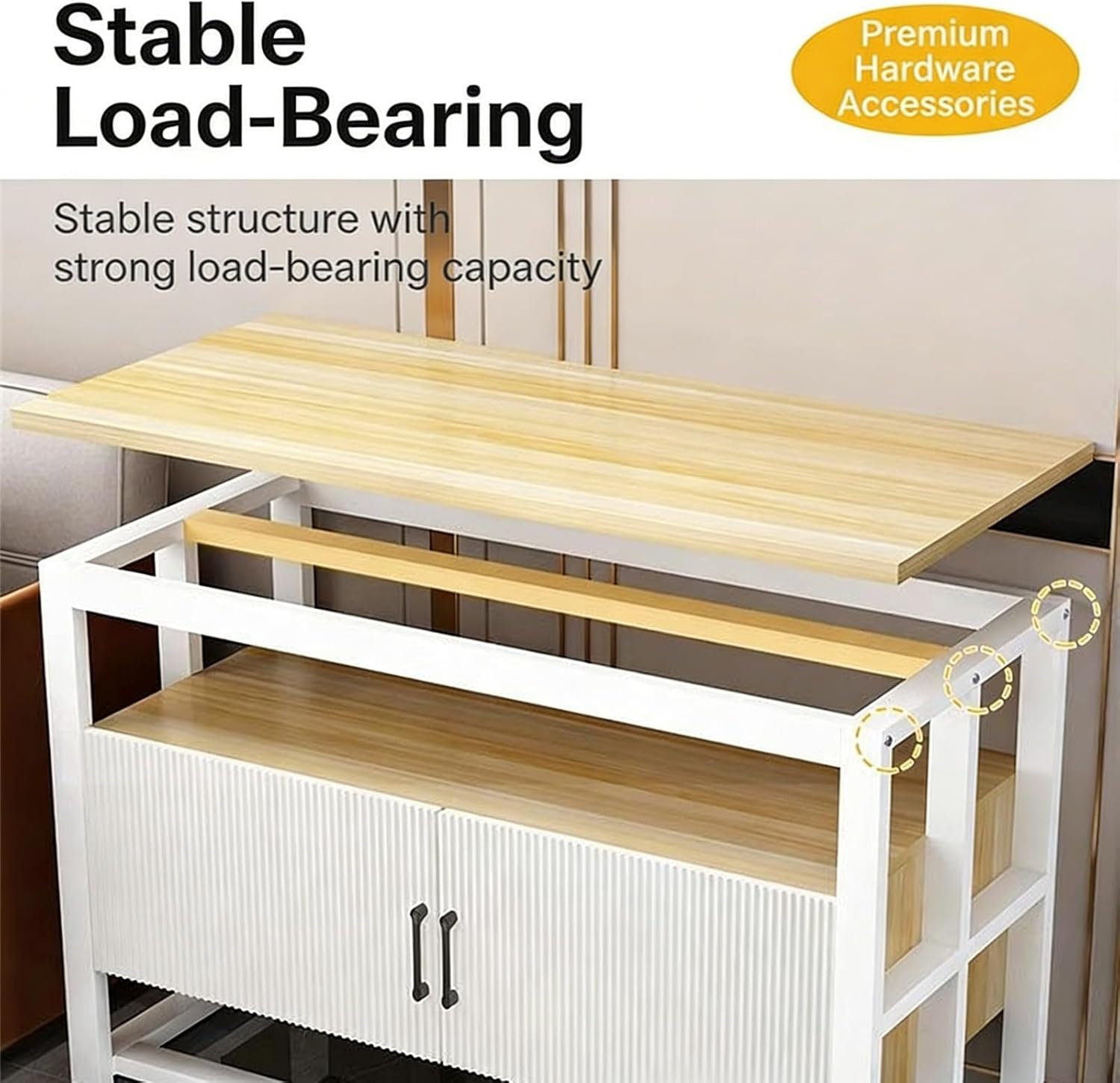 Three-Tier Storage Aquarium Stand,Aquarium Stand With Cabinet,Metal Base Sturdy And Weight-Bearing,Suitable For Modern Homes Quick Installation(Black+White,80x30x70cm)
