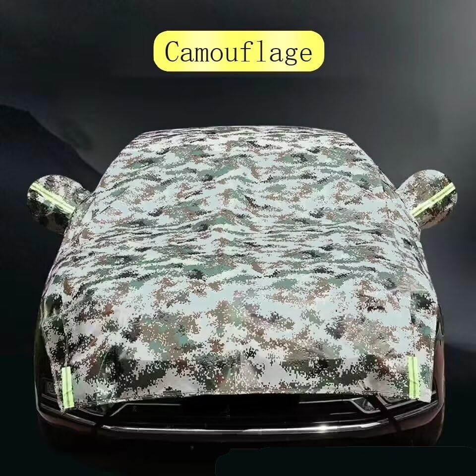 Salagt Half Car Cover Waterproof with Lancia Appia Custom All Weather Protection Dust Proof and Windproof Rope Half — view 2