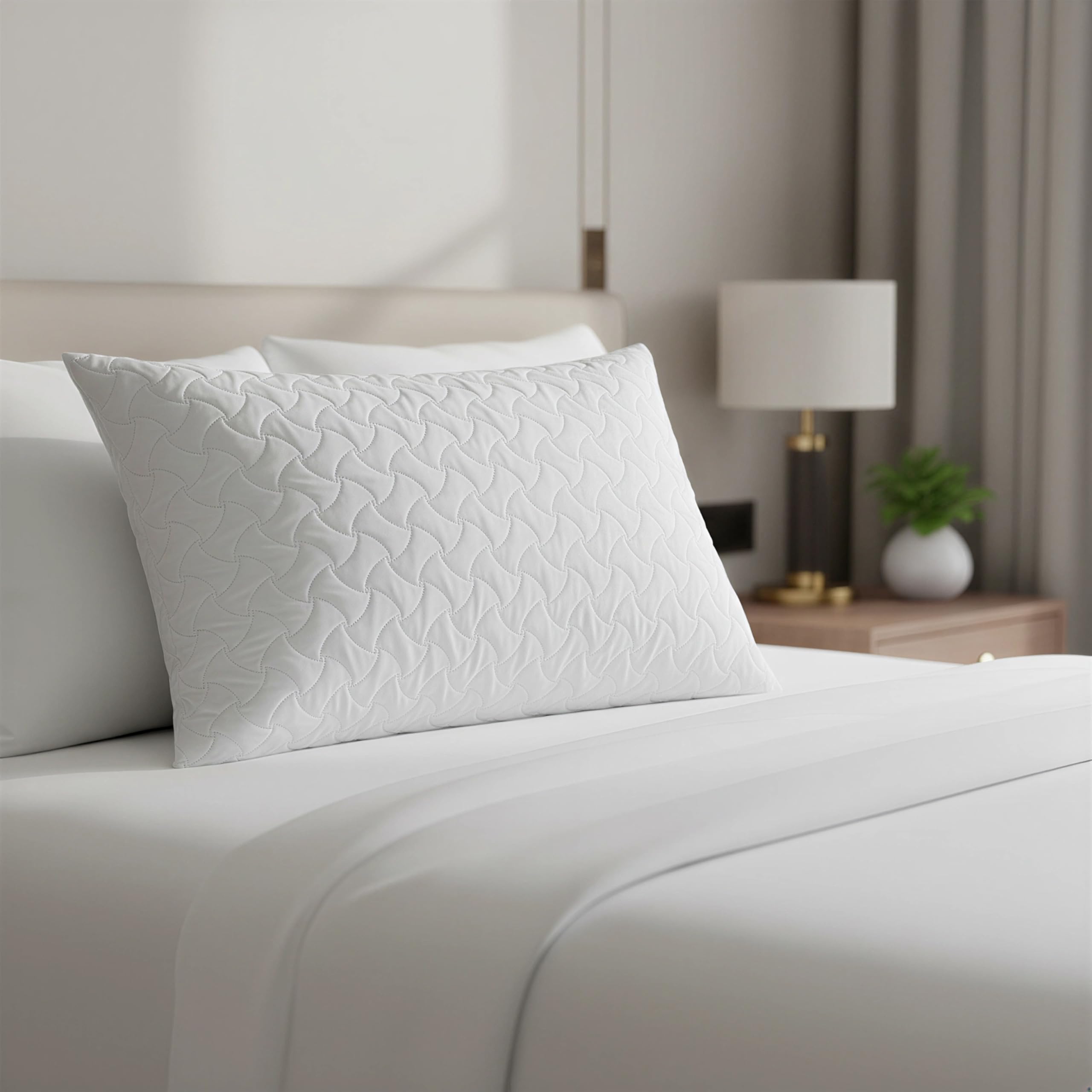Cuscino Cervicale per Dormire in Memory Foam 70x40x16 – Guanciale Ortopedico Ergonomico Made in Italy – Anallergico Antiacaro – Federa Trapuntata Traspirante – Certificazione OEKO-TEX