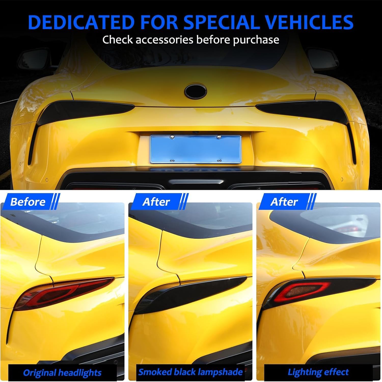 Amazon | カーテールランプカバートヨタ スープラ GR A90 A91 MK5 2019