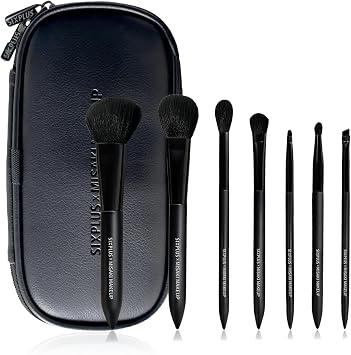 SIXPLUS X MISAKI MAKEUP 7 Piece Makeup Brush Set-Bloom