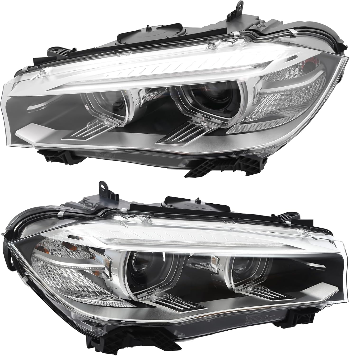 Marsyyds HID Headlight Assembly Set for 2014–2018 BMW X5 F15/F85 (Left & Right)