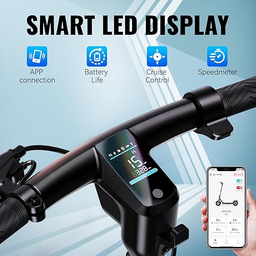 Miniatura 4 de SISIGAD Electric Scooter Adults,Top Speed192325Mph,Max 2325 Miles Long Range,8.5" 10'' Tires,Peak 500W Motor,Folding E-Scooter Adults with Double