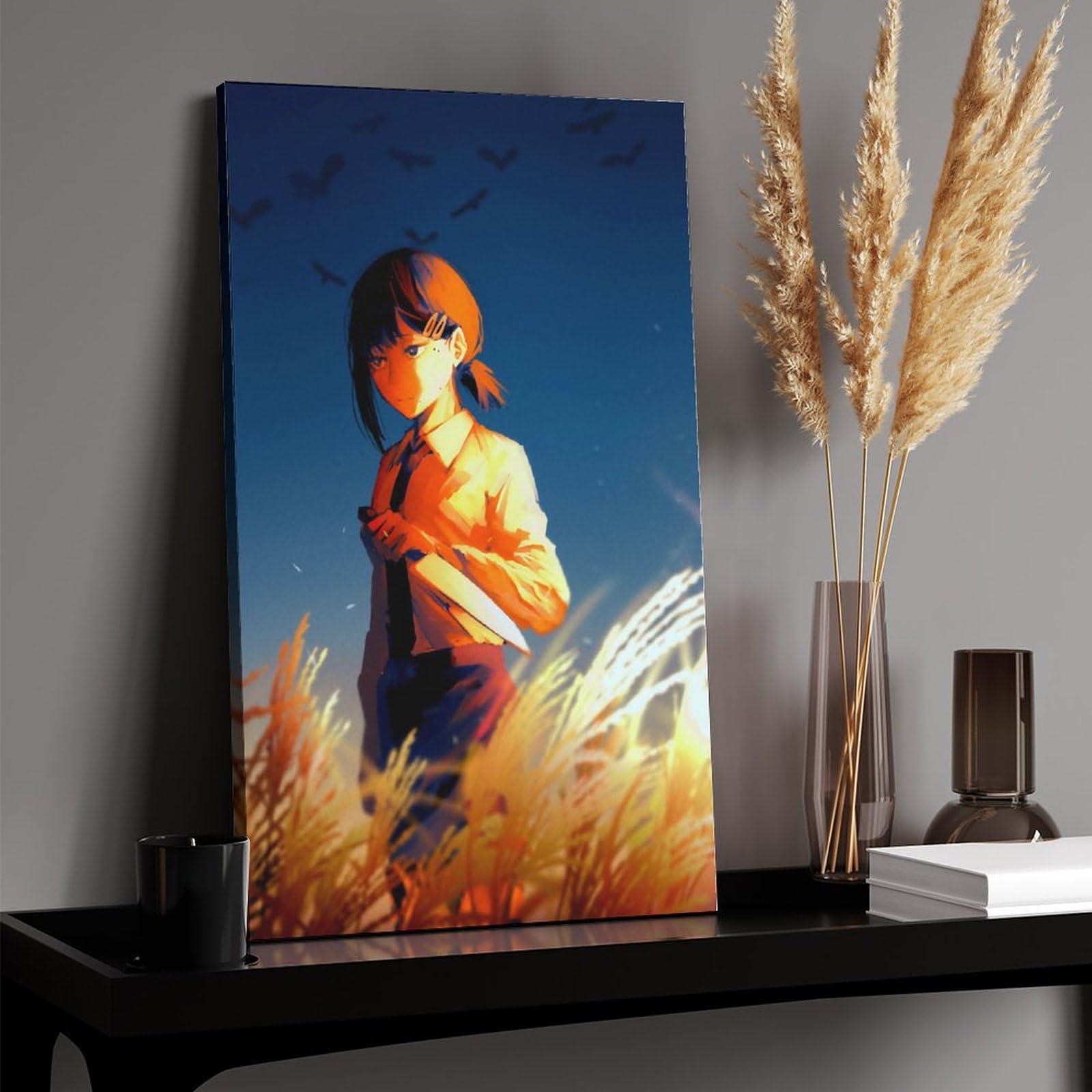 Amazon.co.jp: ポスター チェンソーマン レゼ アートパネル 壁掛け 壁